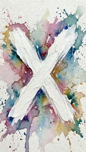 Watercolor X Splatter