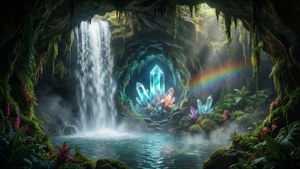 Waterfall Hidden Cave