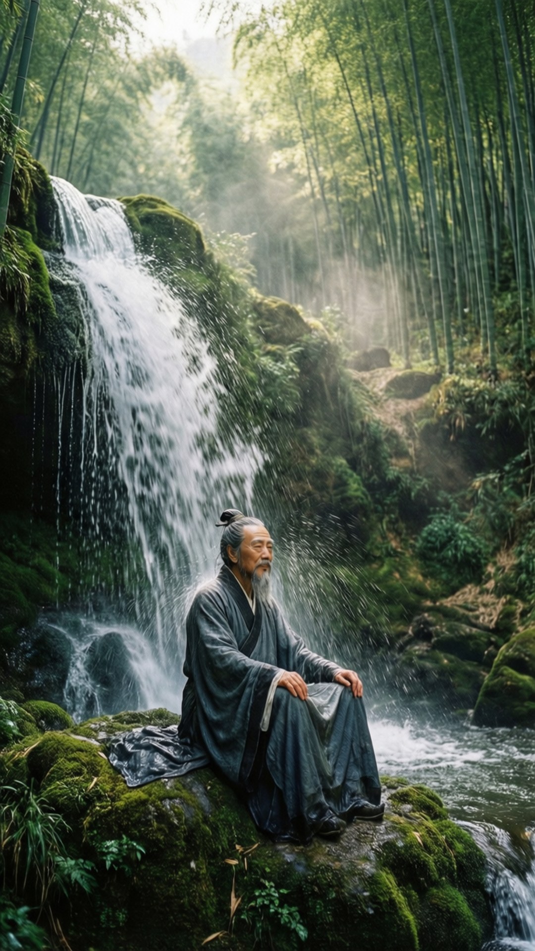 Waterfall Immersion by Wallpapers.art Studio