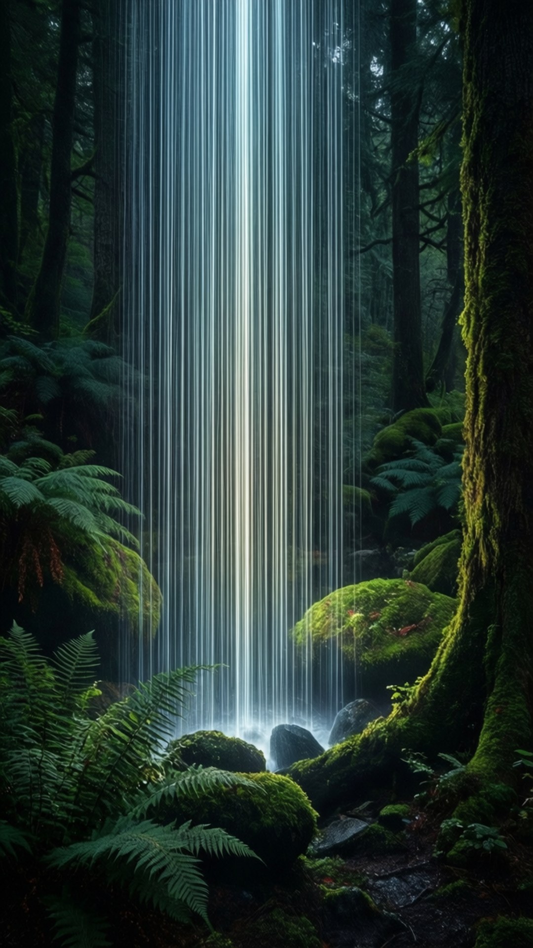 Waterfall of Light by Wallpapers.art Studio