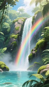 Waterfall Rainbow Mist