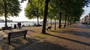 Waterfront Promenade Golden Hour