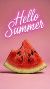 Watermelon and Quote