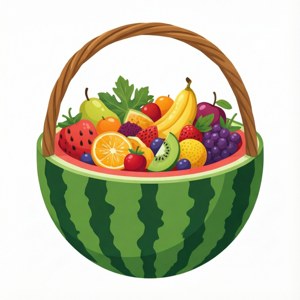 Watermelon Fruit Basket