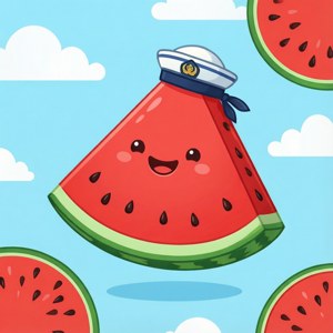 Watermelon Sailor