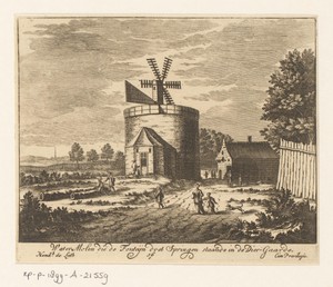 Watermolen op het landgoed van Paleis Soestdijk