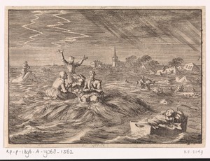 Watersnood in Groningen, 1686