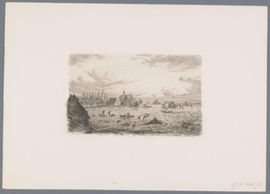 Watersnood te Kessel, 1855
