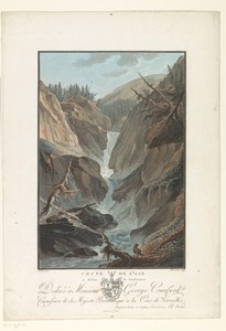Waterval van de rivier de Aare