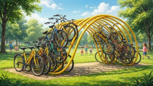 Wave Bike Rack Park