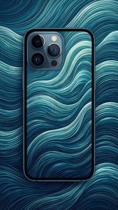 Wave Pattern iPhone Abstract