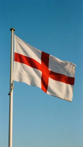 Waving England Flag
