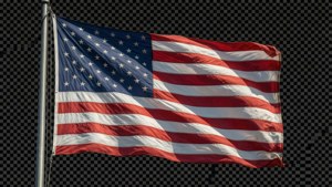 Waving Flag Isolated