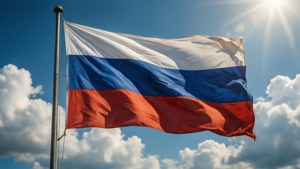 Waving Flag on Pole