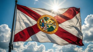 Waving Florida Flag