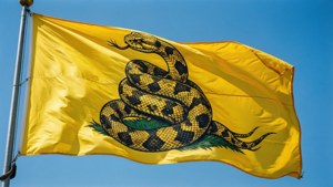 Waving Gadsden Flag