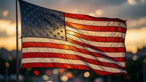 Waving Stars and Stripes