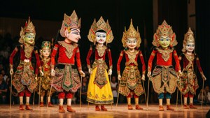 Wayang Puppet Parade