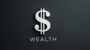 Wealth Dollar Typography