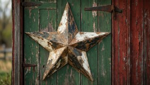 Weathered Barn Door Star