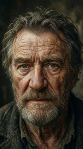 Weathered Face Portrait