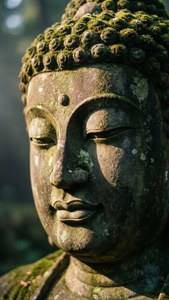 Weathered Stone Buddha