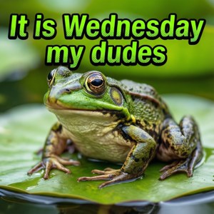 Wednesday Frog Meme