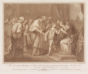 Weduwe van Edward IV staat haar zoon aan twee aartsbisschoppen af
