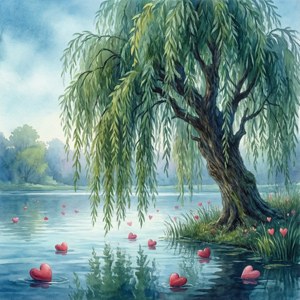 Weeping Willow Watercolor
