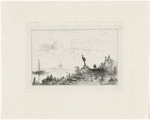 Weg langs een rivier