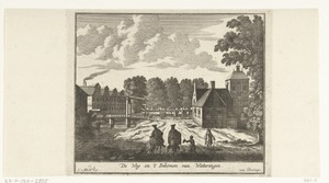 Weg met ruiters op Honselaarsdijk