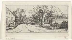 Weggetje langs een boerderij