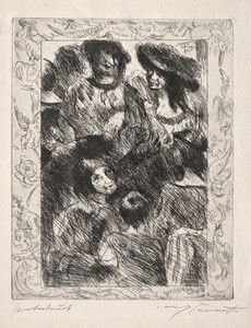 Weislingen and Adelheid:  Illustration for Goetz von Berlichingen
