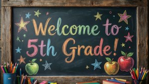 Welcome Chalkboard