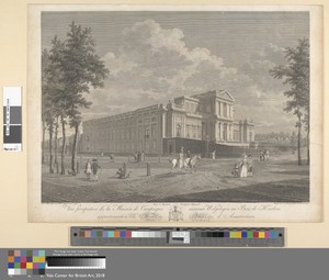 Welgelegen: Vue Perspective de la Maison de Campagne nommee Welgelegen au Bois de Harlem, Appartenante a Mr. Henry Hope d'Amsterdam