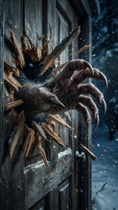 Wendigo Claw Through Door