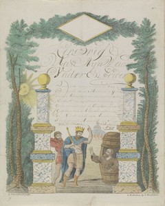 Wensbrief met Alexander de Grote die Diogenes in de ton bezoekt