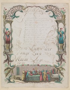 Wensbrief met besnijdenis van Christus