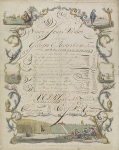 Wensbrief met boeren en vissers