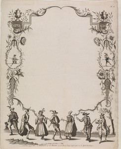 Wensbrief met dansende figuren