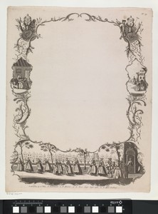 Wensbrief met een groep vrouwen op straat
