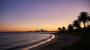 West Beach Skyline Distant