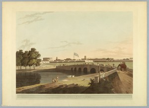 Western Entrance of Fort St. George, from "Oriental Scenery: Twenty Four Views in Hindoostan"