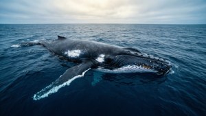 Whale in the Deep Blue