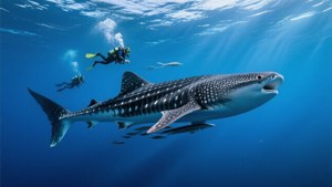 Whale Shark and Divers