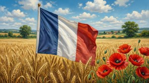 Wheat Field Flag