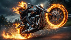 Wheelie of Fire