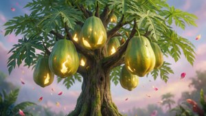 Whimsical Glowing Pawpaw
