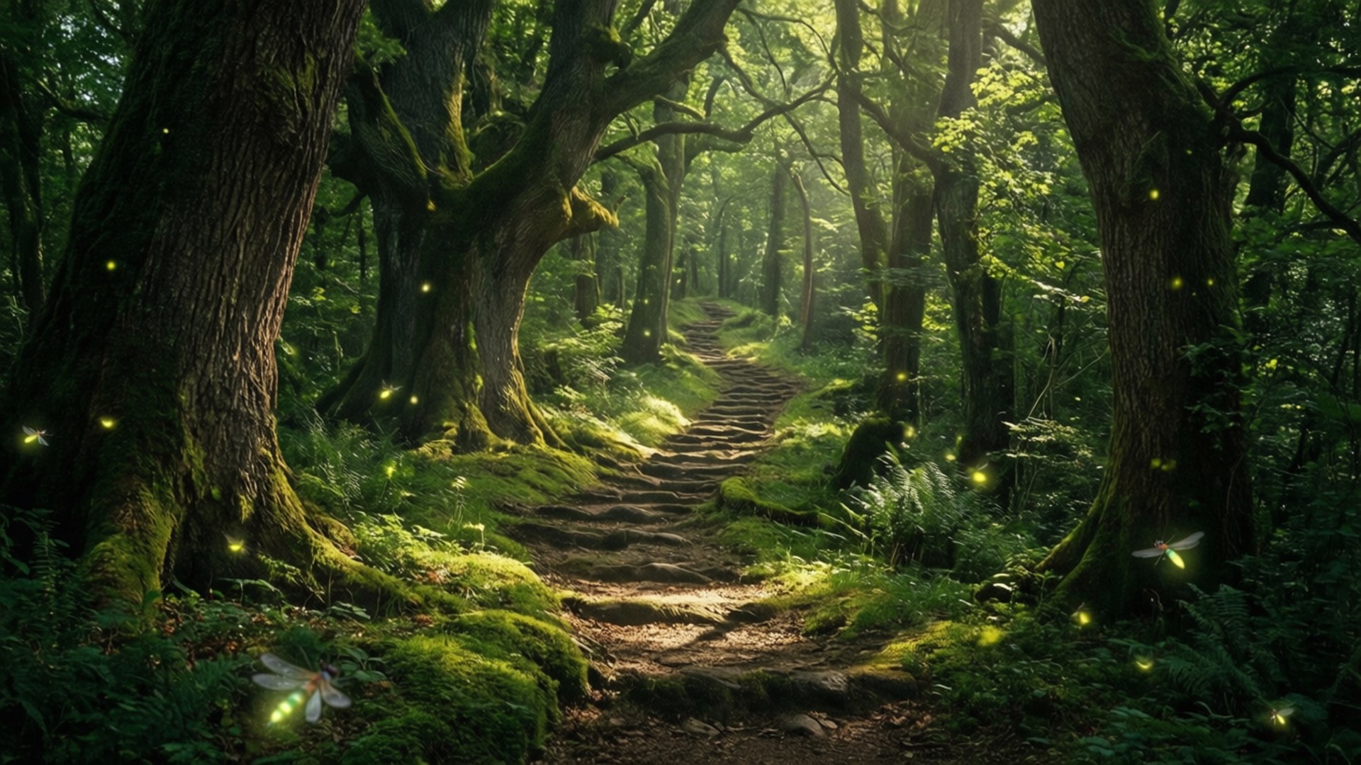 Whimsical Path by Wallpapers.art Studio