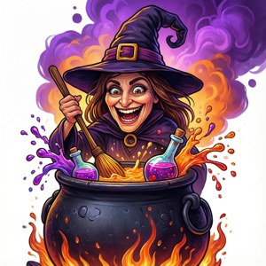 Whimsical Witch Brewing